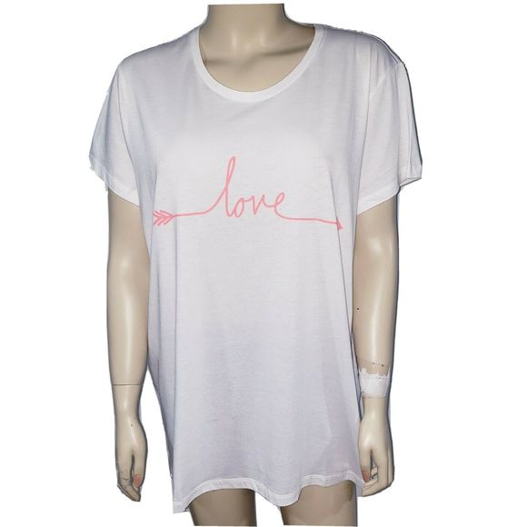 Stella Dot Maette Love Graphic Tee T-shirt Plus 1X